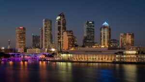 Tampa, Florida nighttime