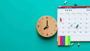 clock calendar planning prepare organized