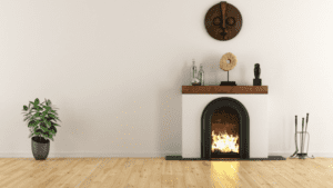 fireplace texas home living room