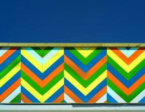 Colorful building in Bishop Arts District