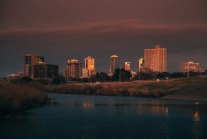 Fort Worth at night